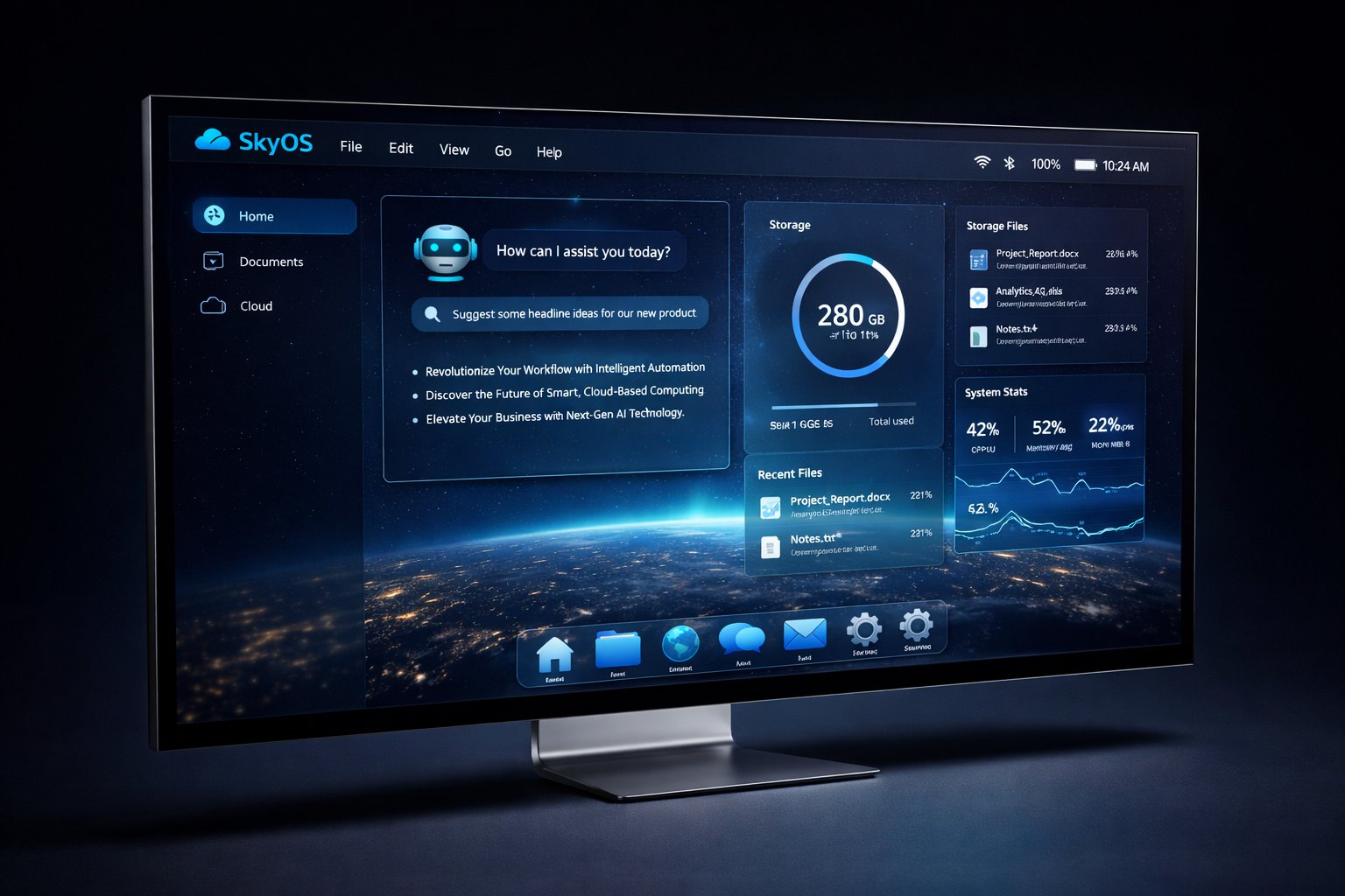 SkyOS Desktop Interface
